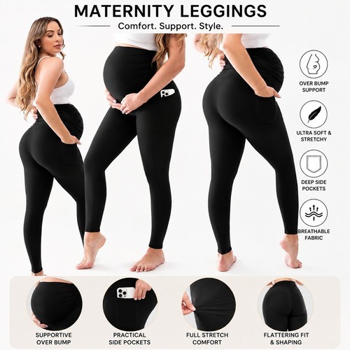 Women maternity leggings over - women,