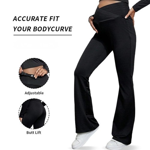 Maternity flared leggings over - maternity,